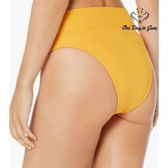 Seafolly Women's Hi Rise Pant Bikini Bottom Swimsuit Size 2 - Picture 2 of 4